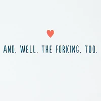Spooning and Forking Naughty Love Card for only USD 4.49 | Hallmark