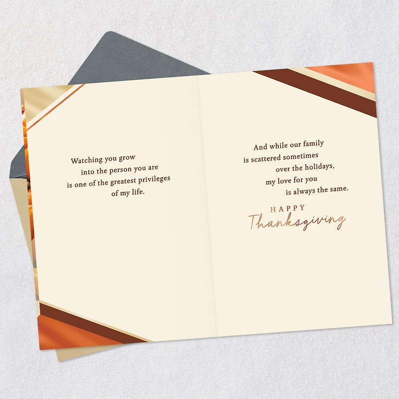 My Love for You Is Constant Thanksgiving Card for Son for only USD 3.99 | Hallmark