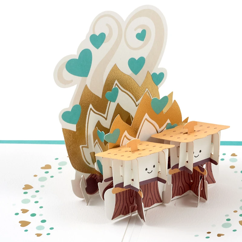 S'mores Campfire Pop-Up Love Card for only USD 12.99 | Hallmark