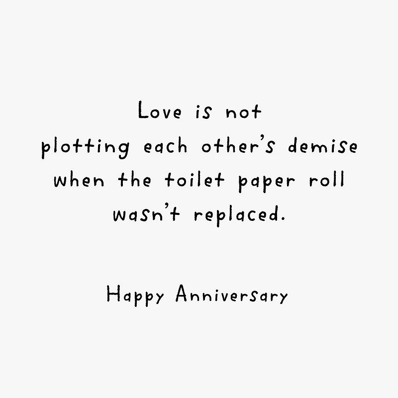 Replacing the Toilet Paper Roll Funny Anniversary Card for only USD 4.49 | Hallmark