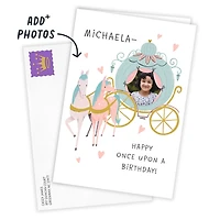 Personalized Princess Theme Photo Card for Kid for only USD 4.99 | Hallmark