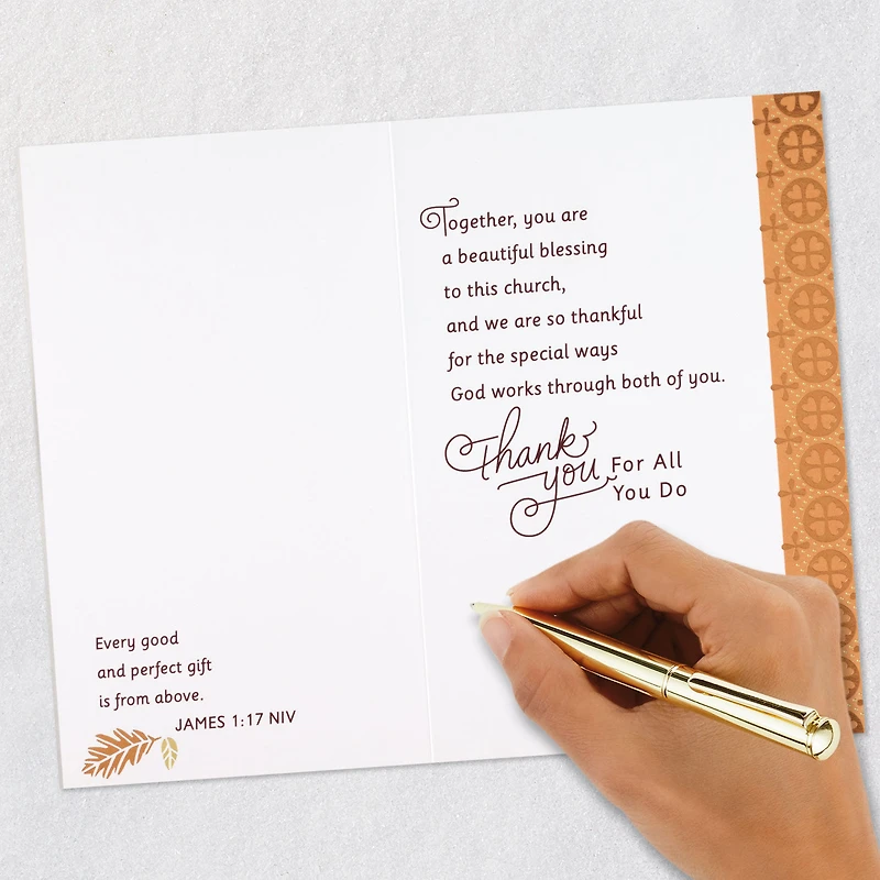 You're Both a Beautiful Blessing Religious Clergy Appreciation Card for Pastor and Spouse for only USD 4.59 | Hallmark