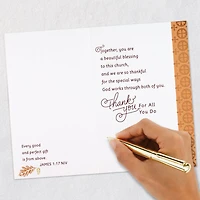 You're Both a Beautiful Blessing Religious Clergy Appreciation Card for Pastor and Spouse for only USD 4.59 | Hallmark