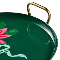 Lacey Chabert Collection Poinsettias on Green Serving Tray, 13" for only USD 45.99 | Hallmark