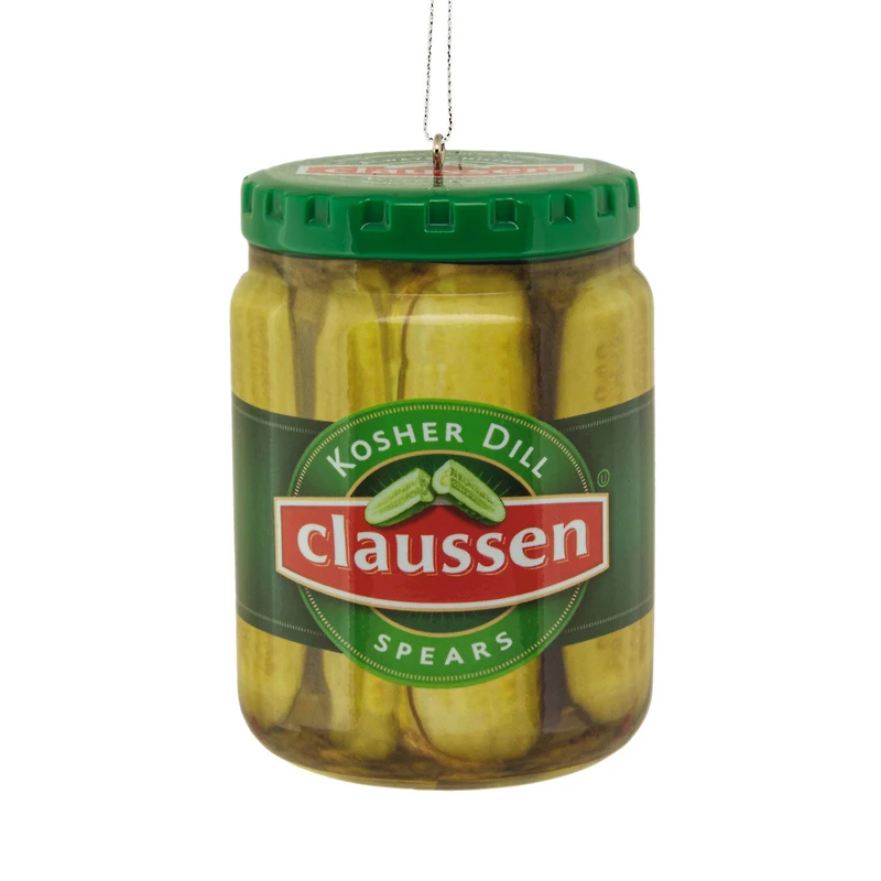 Kraft Claussen™ Pickles Jar Shatterproof Hallmark Ornament for only USD 7.99 | Hallmark