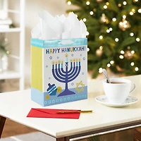 9.6" Glowing Menorah Medium Hanukkah Gift Bag for only USD 3.49 | Hallmark