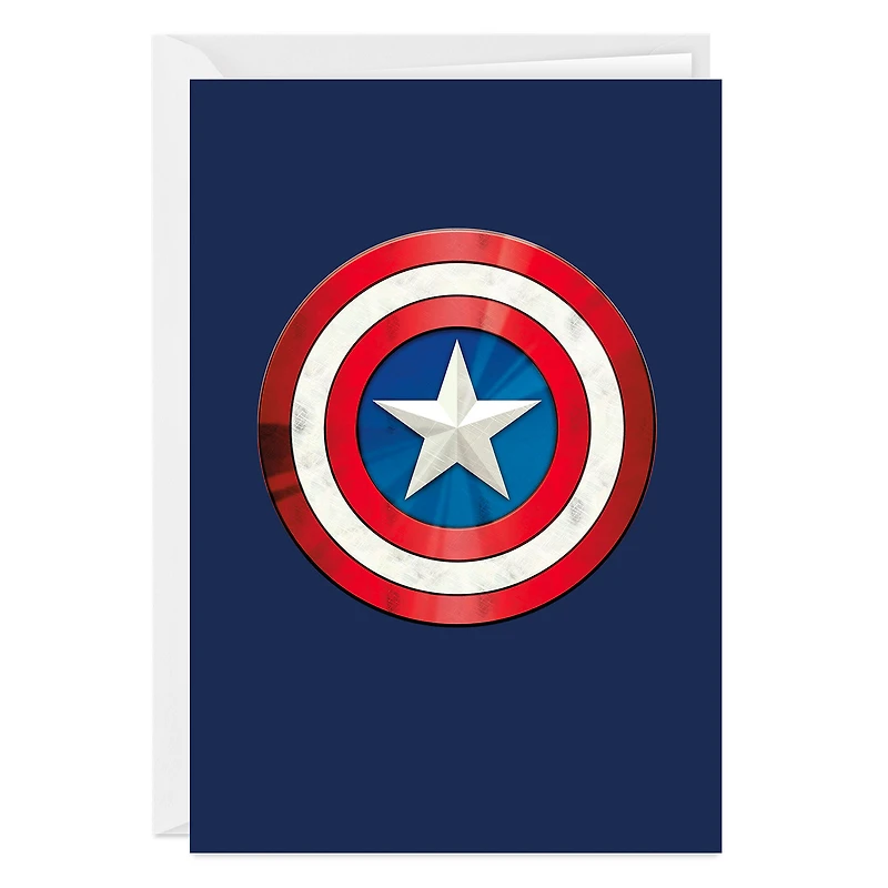 Marvel Avengers Captain America Custom Father's Day Card for only USD 4.99 | Hallmark
