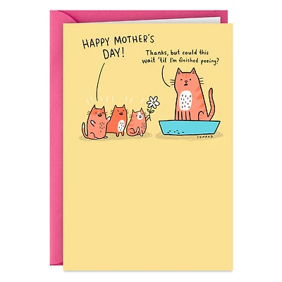 Enjoy a Little You Time Funny Mother's Day Card for only USD 3.99 | Hallmark