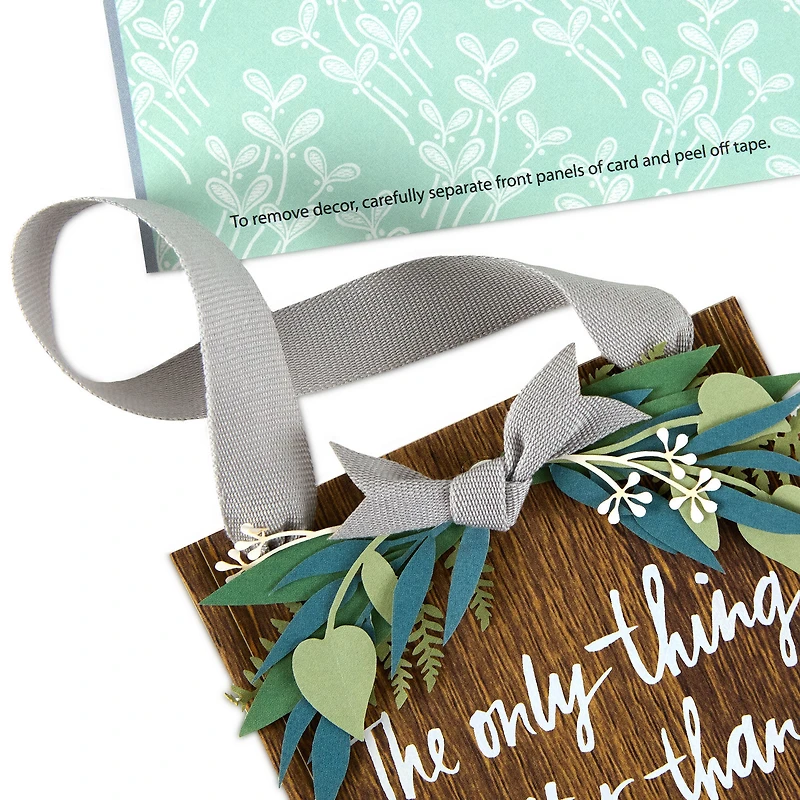 Staying in Love Anniversary Card With Hanging Wood Sign for only USD 9.59 | Hallmark
