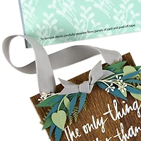 Staying in Love Anniversary Card With Hanging Wood Sign for only USD 9.59 | Hallmark