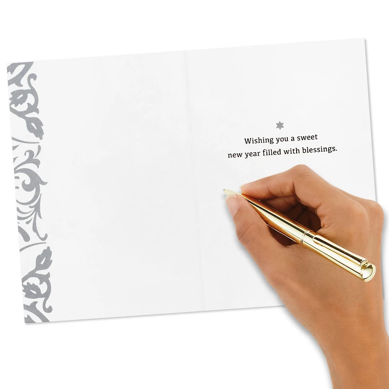 Sweet New Year of Blessings Rosh Hashanah Cards, Pack of 40 for only USD 15.49 | Hallmark