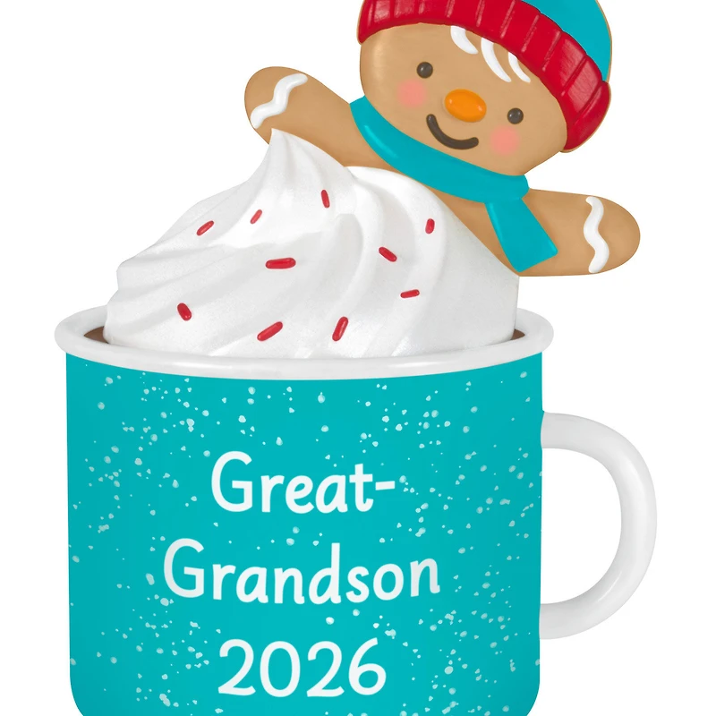 Great-Grandson Hot Cocoa Mug 2026 Ornament for only USD 18.99 | Hallmark