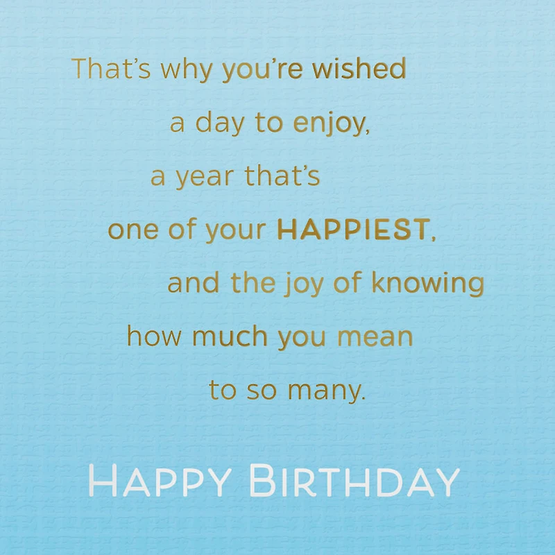It's Easy to Wish Good Things for You Birthday Card for only USD 4.99 | Hallmark