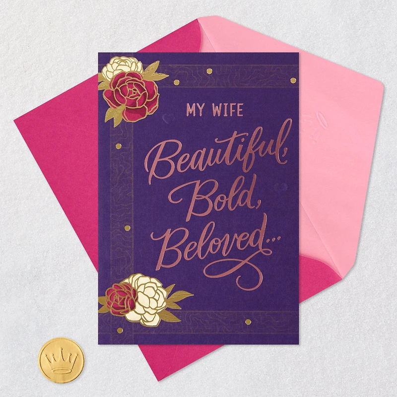 Beautiful, Bold, Beloved Birthday Card for Wife for only USD 5.59 | Hallmark