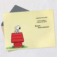 Peanuts® Snoopy Happily Ever After Anniversary Card for only USD 3.99 | Hallmark