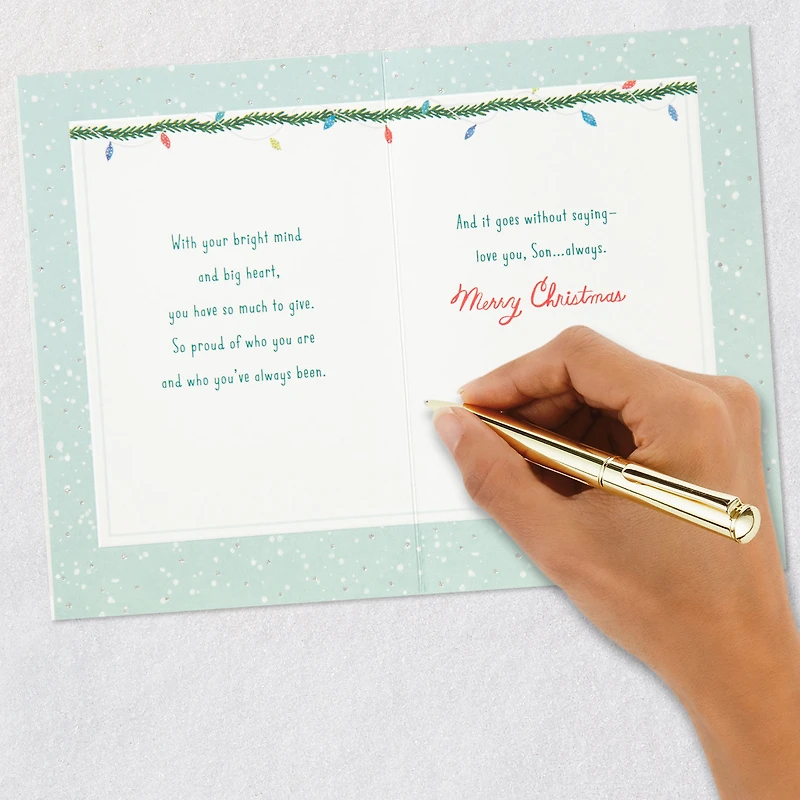 Proud of You Now and Always Christmas Card for Son for only USD 4.99 | Hallmark