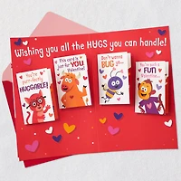 Animal Hugs Valentine's Day Card With Sound and Mini Pop-Up Cards for only USD 9.99 | Hallmark