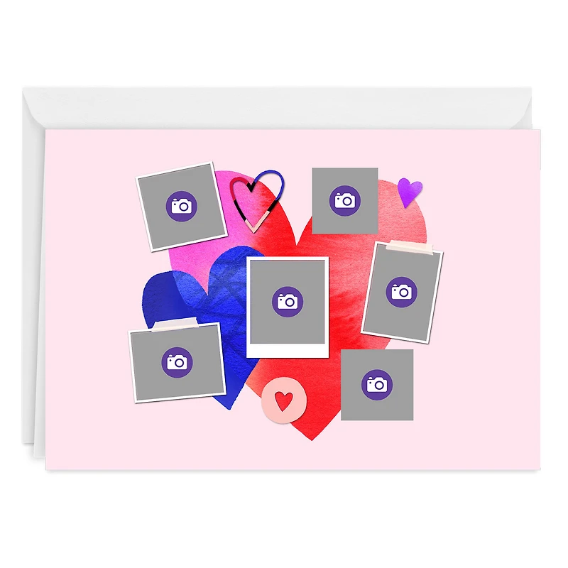 Artistic Hearts Photo Collage Custom Love Card for only USD 4.99 | Hallmark