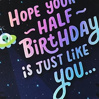 Out of this World Half Birthday Card for Kid for only USD 2.99 | Hallmark