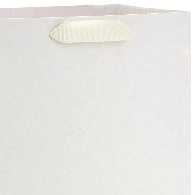 9.6" Solid White Medium Gift Bag for only USD 3.49 | Hallmark