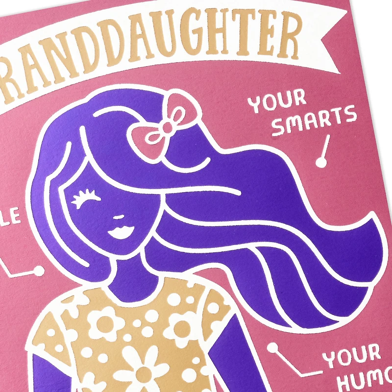Your Smile, Smarts and Heart Birthday Card for Granddaughter for only USD 4.99 | Hallmark
