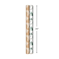 Elegant Evergreens 2-Pack Holiday Wrapping Paper, 150 sq. ft. for only USD 19.99 | Hallmark