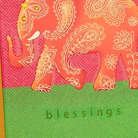Blessings Paisley Elephant Blank Card for only USD 4.99 | Hallmark