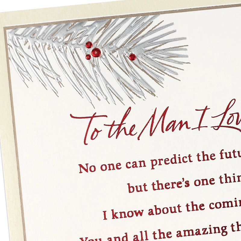 To the Man I Love Romantic Christmas Card for Him for only USD 6.99 | Hallmark