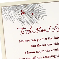 To the Man I Love Romantic Christmas Card for Him for only USD 6.99 | Hallmark