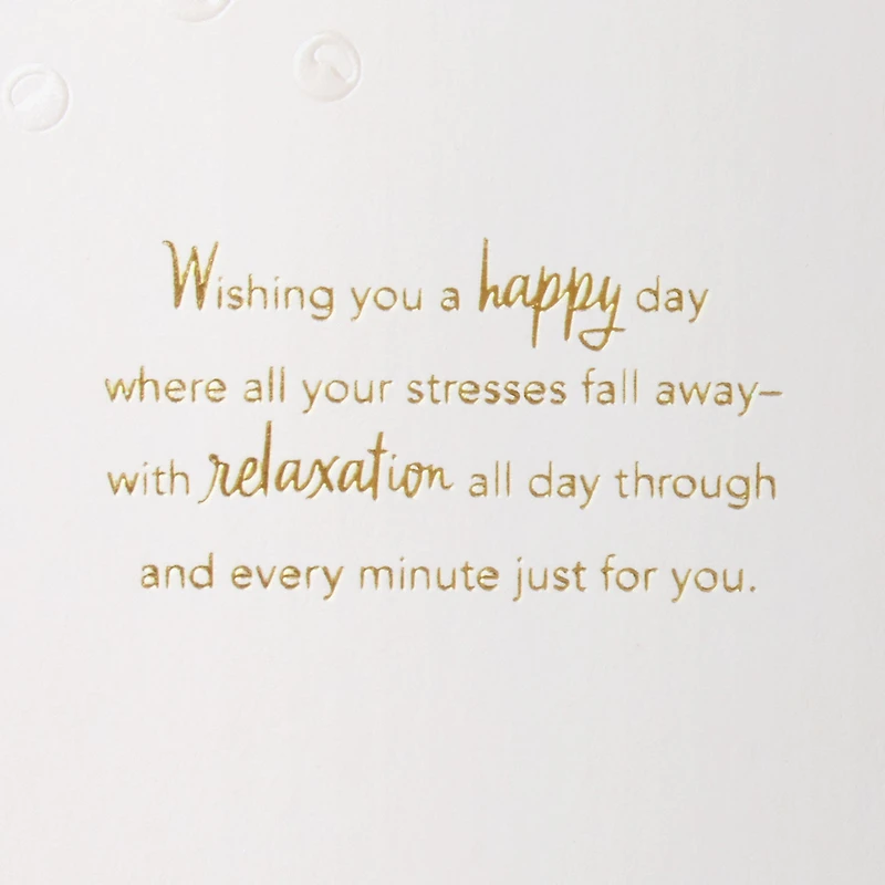 Relaxation All Day Through Birthday Card for Daughter-in-Law for only USD 5.99 | Hallmark