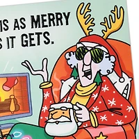 Maxine™ As Merry as it Gets Funny Christmas Card With Sound and Light for only USD 8.99 | Hallmark
