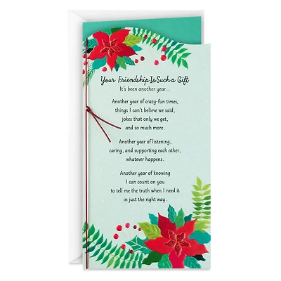 Your Friendship Is Such a Gift Christmas Card for Friend for only USD 4.99 | Hallmark