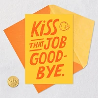 Kiss Goodbye or Flip Off Funny Retirement Card for only USD 4.49 | Hallmark
