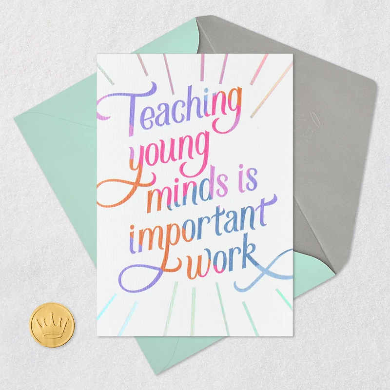 Important Work Thank-You Card for Teachers for only USD 4.99 | Hallmark