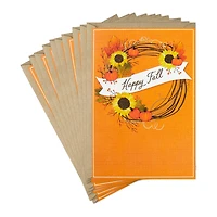 Cozy Grapevine Wreath Autumn Cards, Pack of 10 for only USD 8.99 | Hallmark