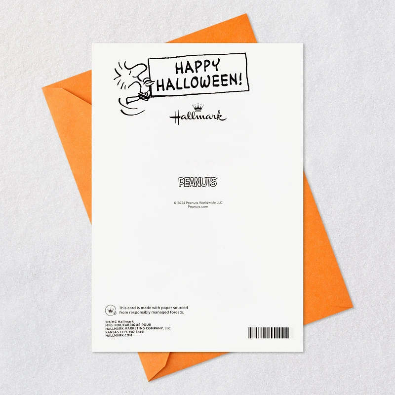 Peanuts® Snoopy and Woodstock Love and Jokes Funny Pop-Up Halloween Card for only USD 6.99 | Hallmark