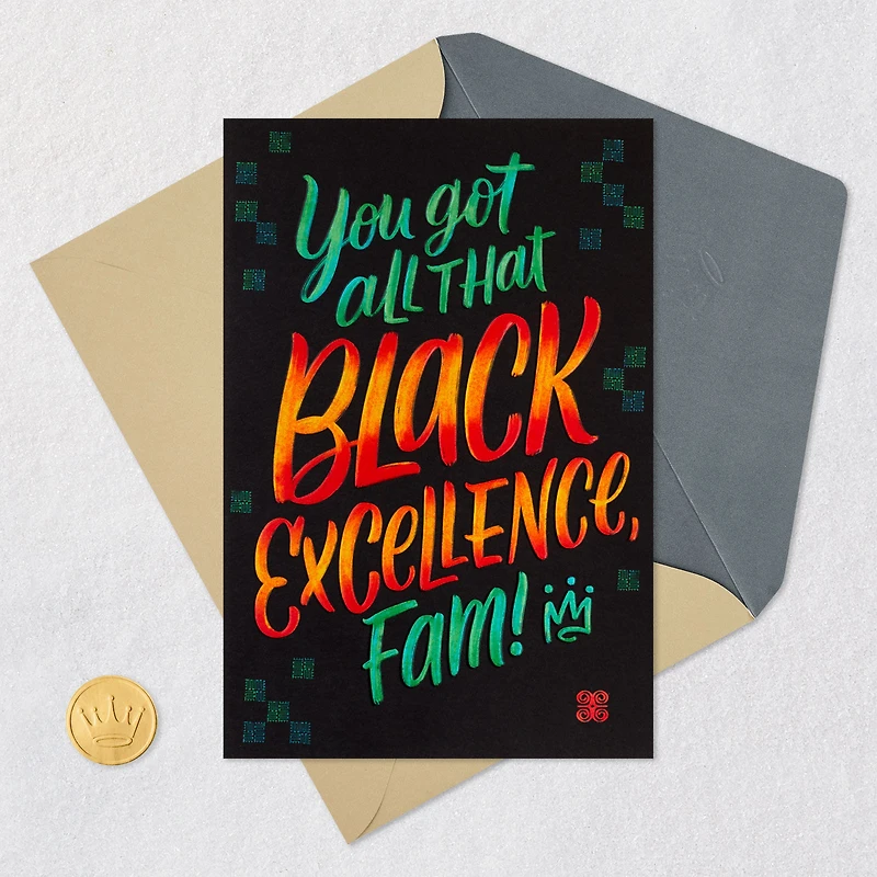 Fam, I'm Inspired by Your Black Excellence Card for only USD 3.99 | Hallmark