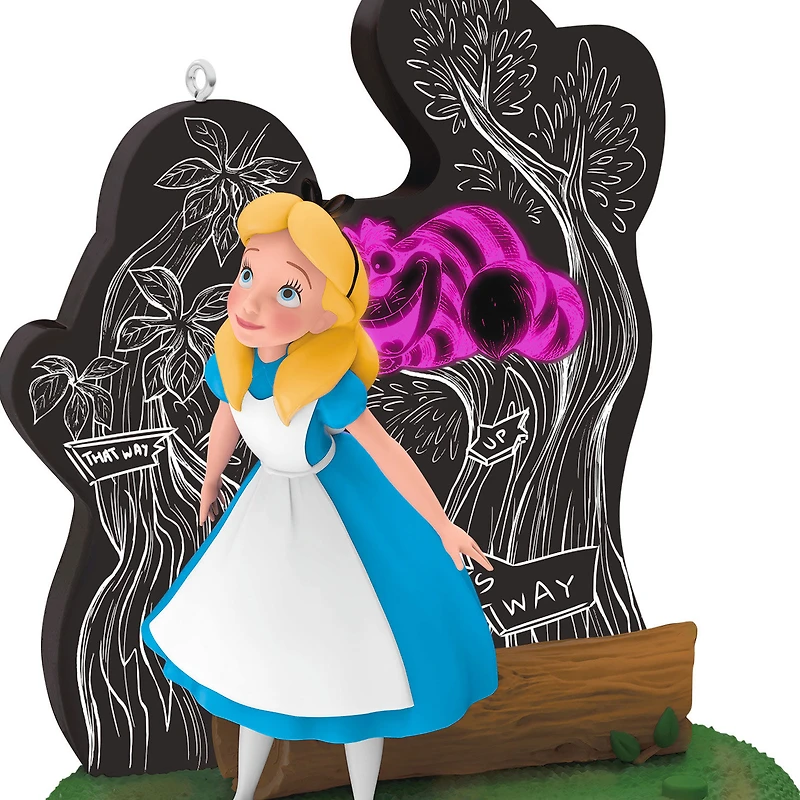 Disney Alice in Wonderland and the Cheshire Cat Ornament With Light for only USD 33.99 | Hallmark