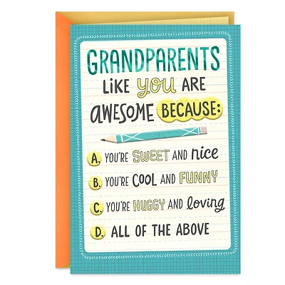You're Awesome Grandparents Day Card from Kids for only USD 2.99 | Hallmark