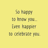 So Happy to Celebrate You Birthday Card for only USD 2.50 | Hallmark