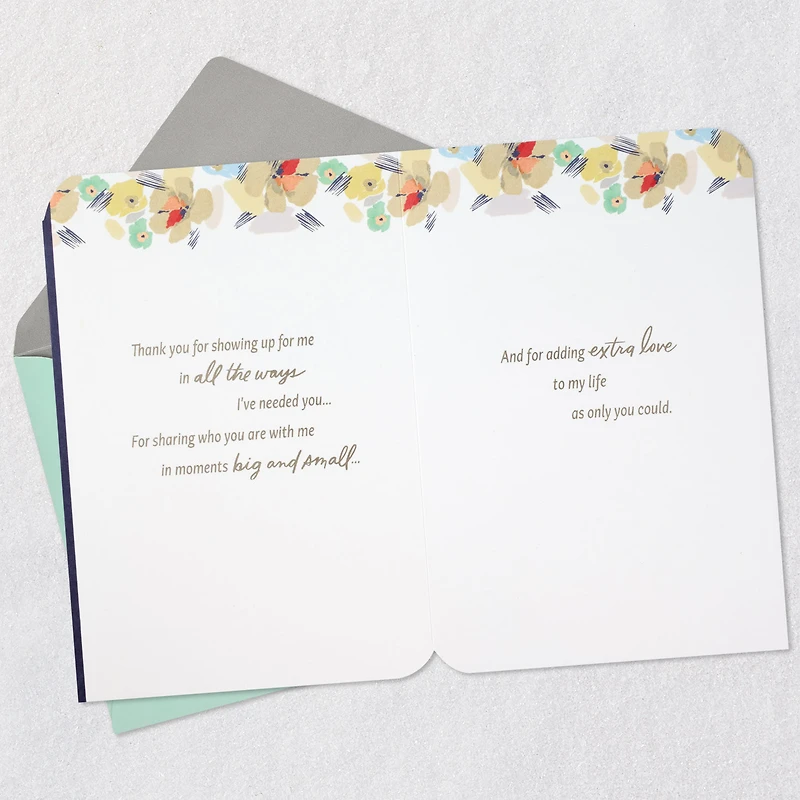 Thanks for Adding Extra Love to My Life Birthday Card for Stepmom for only USD 4.59 | Hallmark