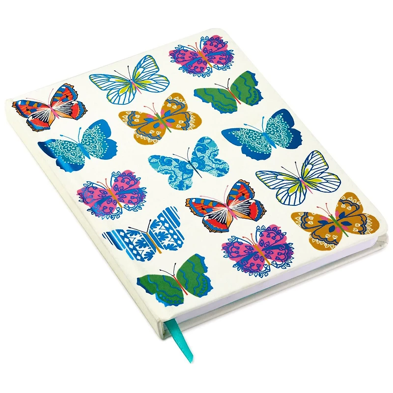 Butterflies on Ivory Hardback Notebook for only USD 14.99 | Hallmark