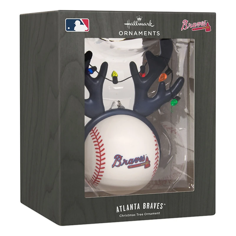 MLB Atlanta Braves™ Reindeer Baseball Hallmark Ornament for only USD 12.99 | Hallmark