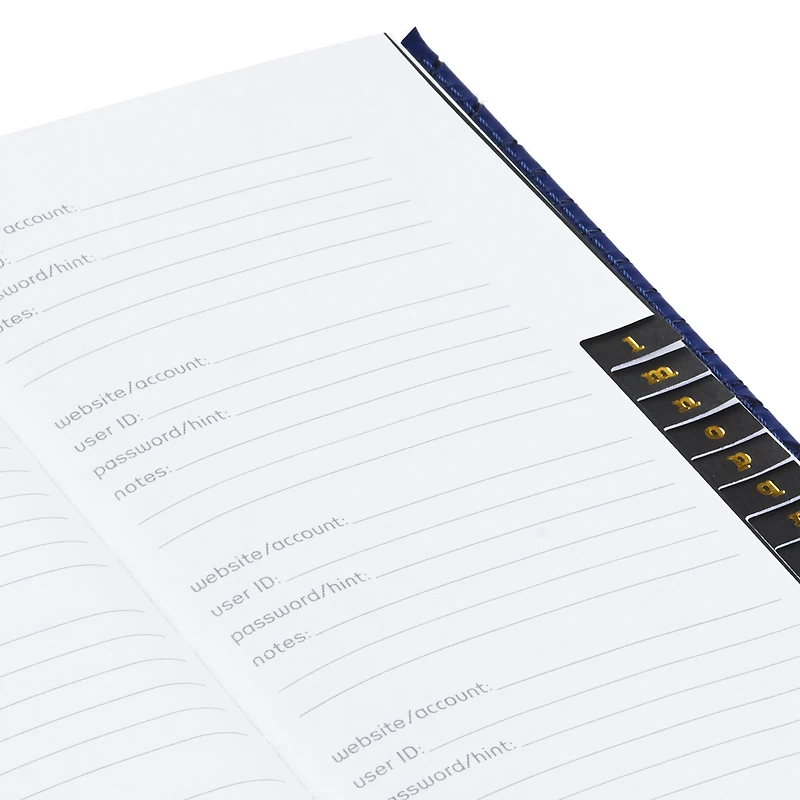 Geometric Navy Password Keeper for only USD 9.99 | Hallmark