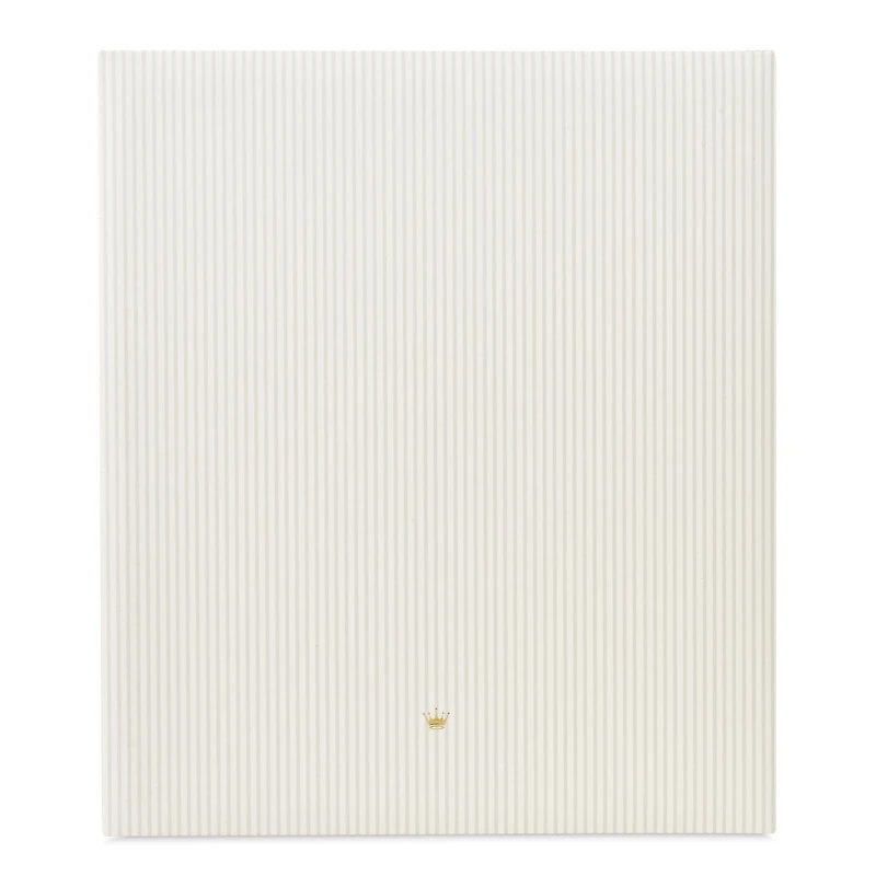 A Life Remembered Taupe Striped Refillable Photo Album for only USD 39.99 | Hallmark