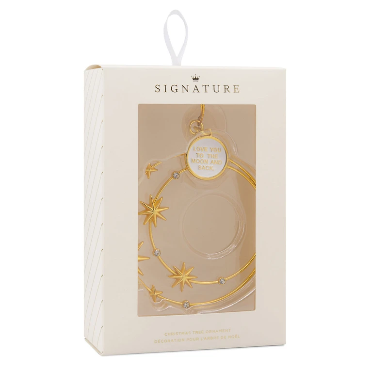 Signature Love You to the Moon Constellation Metal Hallmark Ornament for only USD 22.99 | Hallmark