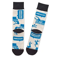 The Office Parkour Novelty Crew Socks for only USD 14.99 | Hallmark
