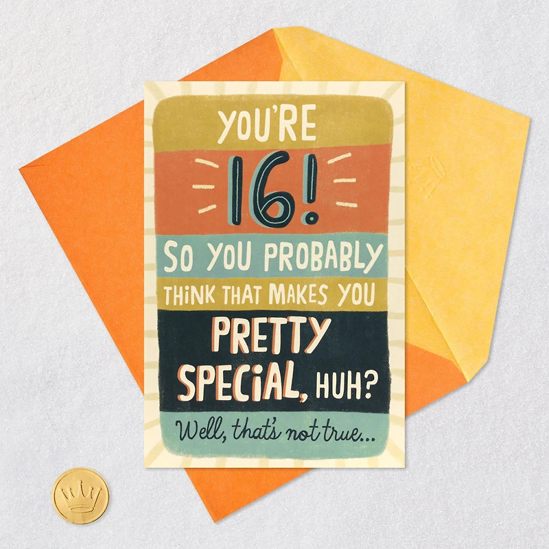 Pretty Special All the Time 16th Birthday Card for only USD 5.99 | Hallmark