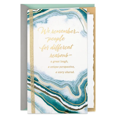 Well-Lived and Well-Loved Sympathy Card for only USD 7.99 | Hallmark