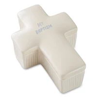 My Baptism Cross-Shaped Lidded Trinket Dish for only USD 29.99 | Hallmark